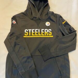 Steelers NFL official Nike Hoodie black kids L